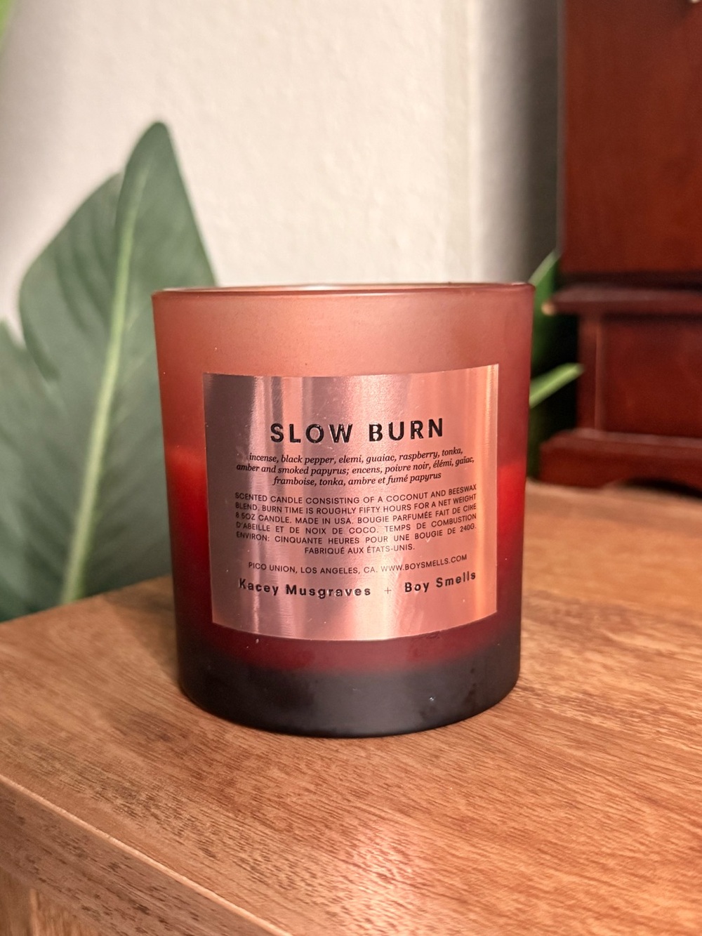 Slow Burn Candle, Kacey Musgraves x Boy Smells